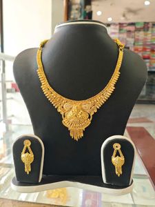 Elegant One Gram Gold Necklace Set