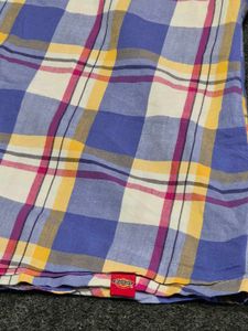 Dickies Women's Plaid Checkered Utility Shirt