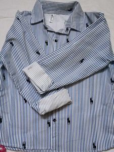 Blue Stripped Off'ice shirt