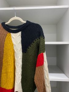 Women’s Abstract Knit Pullover