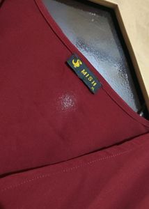 Maroon Color Top For Girl &amp; Woman 36 Bust