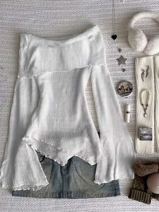 Chic White One-Shoulder Top