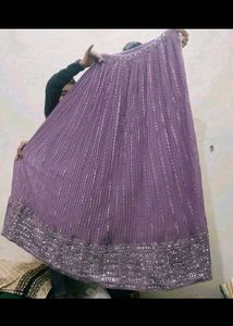 Engagement Wedding Latest Levender Lehnga