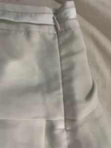 White Layered Ruffle Skirt