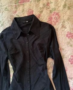 Black Button-Up Shirt