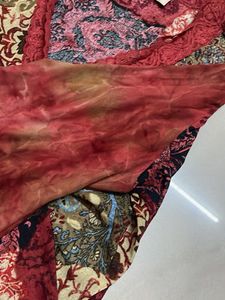 Boho Patchwork Flare Sleeve Top
