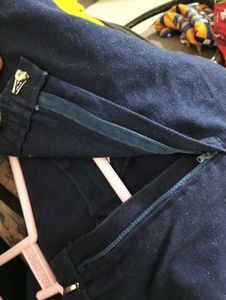 Cute Navy Blue Mini Skirt