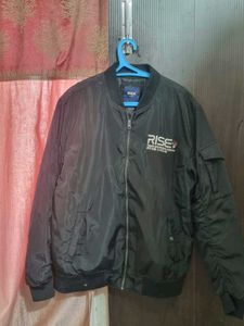 Men's Black Bomber Jacket