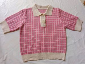 Korean Gingham Top