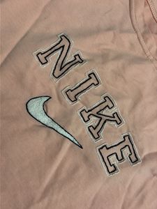 Embroidered Aesthetic Nike Drawstring sweatshirt