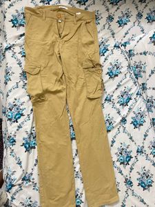 Khaki Utility Cargo Pants