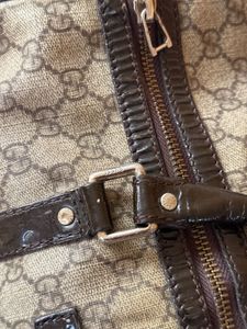 Gucci Monogram Duffel Bag