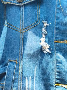 Distressed Blue Denim Jacket