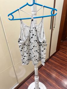 Cute Butterfly Print Tank Top