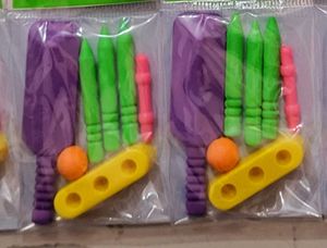 Eraser Of Cricket Set