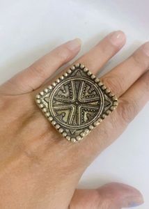 Vintage Square Design Ring