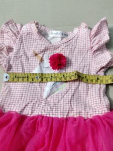 Beautiful Pink Colour Baby Girl Frock
