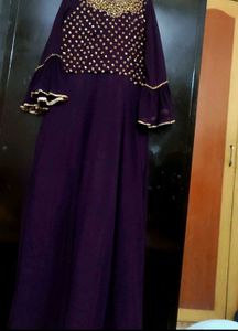 Purple 🟣 Partywear Gown For 42 Bust