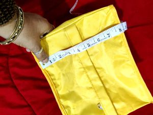 Yellow Organiser Zipper Bag✨
