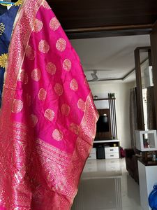 Blue Kurta Pant And Dupatta Set