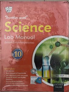 Together with Science Lab Manual Class 10