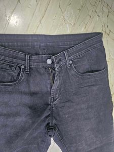 Flared Black Denim Jeans