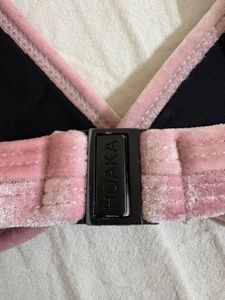 Velvet Pink Bikini Top