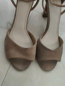 Stylish Nude Block Heels