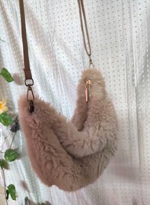 Fuzzy Shoulder Bag