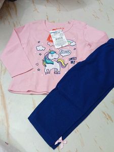 2-3 year Cute Unicorn Top &amp; Pant Set