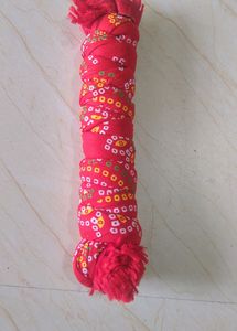 Printed Red Bhadhani Chunri Dupatta For Women 1 Pc