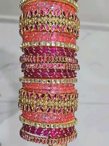 handmade tread bangels set