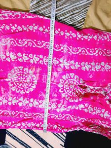 Vibrant Pink Tie-Dye Maxi Dress
