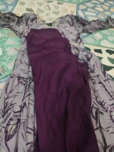 Lavender Colour Naira Cut Kurta Set