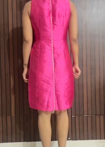 Hot Pink Sleeveless Dress