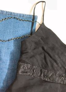 Chic Black Spaghetti Strap Top