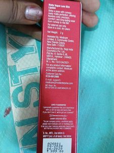 Urban Color Matte Vogue Lipstick