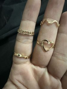Gold Tone Ring Set (9pcs)