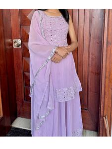 Brand new Elegant Lavender Sequined dress