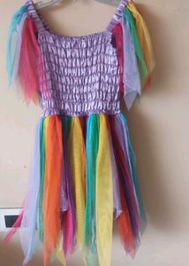 Kids 2-5 years Rainbow Tulle Fairy Dress