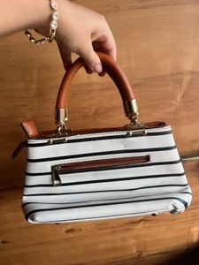 Chic Striped Handbag