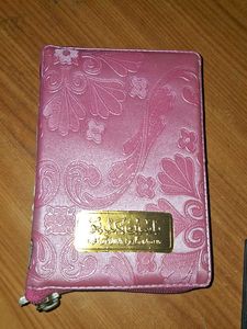 Elegant Pink Floral Quran