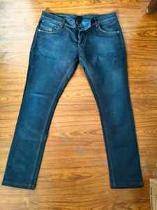 Men's Dark Blue Slim Fit Jeans