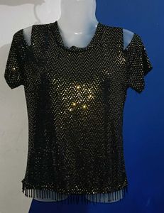 Rhinestone Embedded Beautiful Top