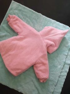 Baby Girl Pink Hooded Jacket