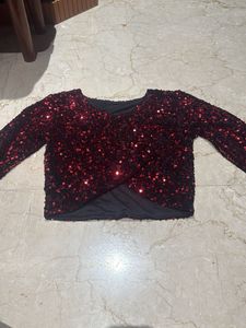 Sparkling Sequin Blouse
