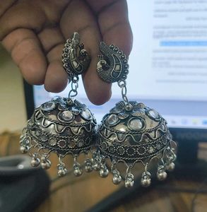 Designer Peacock Jhumka Earrings