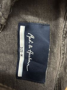 Mast and harbour Grey Denim Shirt