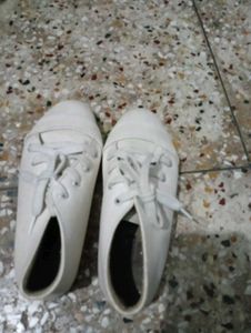 white sneakers