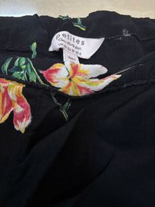 Premium Floral Wide-Leg Flowy Trousers